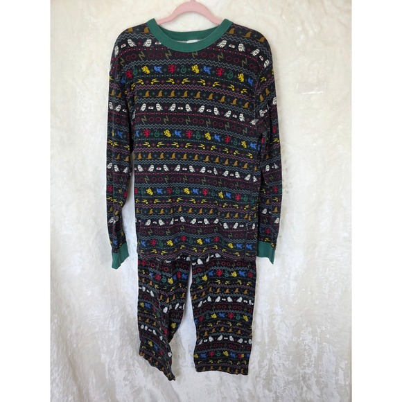 Hanna Andersson Other - Hanna Andersson Harry Potter Organic Cotton Pajama Set Large Fair Isle Wizarding